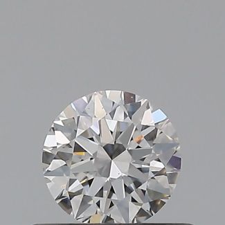 0.37 Carat Round F VS2 EX GIA Natural Diamond