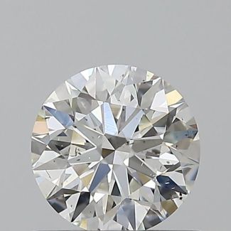 0.7 Carat Round H SI1 EX GIA Natural Diamond