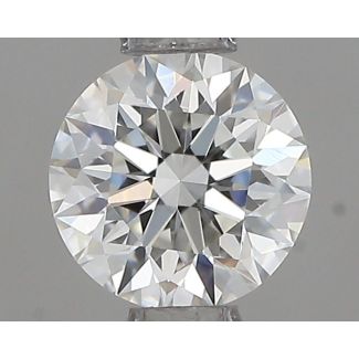 0.45 Carat Round H VVS1 EX GIA Natural Diamond