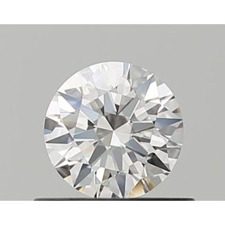 0.5 Carat Round F VVS2 EX GD GIA Natural Diamond