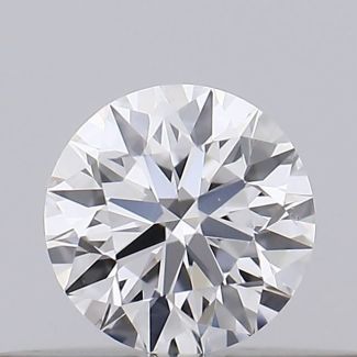 0.2 Carat Round D VVS1 EX GIA Natural Diamond