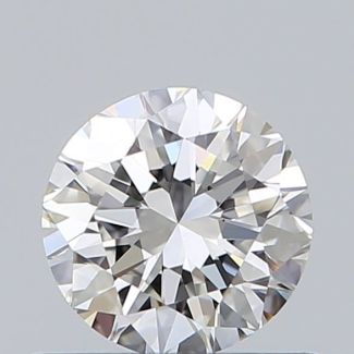 0.53 Carat Round F VVS2 EX GIA Natural Diamond