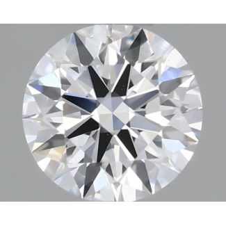 0.4 Carat Round E VS2 EX GIA Natural Diamond