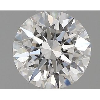 0.5 Carat Round D VVS2 EX GD GIA Natural Diamond