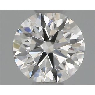 0.32 Carat Round H IF EX GIA Natural Diamond