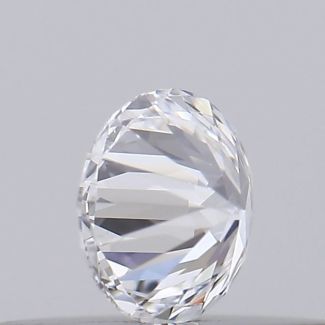 0.18 Carat Round D VVS2 EX GIA Natural Diamond