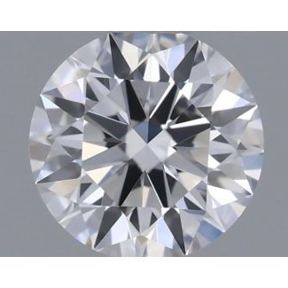 0.35 Carat Round E VVS1 EX GIA Natural Diamond