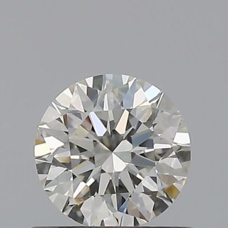 0.5 Carat Round G VVS2 EX IGI Natural Diamond