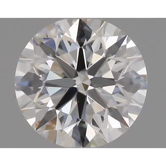 0.5 Carat Round F VS1 EX GIA Natural Diamond