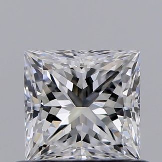 0.51 Carat Princess D VS1 - EX VG GIA Natural Diamond