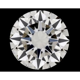 0.5 Carat Round H VVS2 EX GIA Natural Diamond