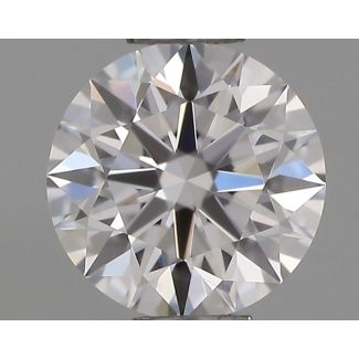 0.45 Carat Round E VVS2 EX GIA Natural Diamond