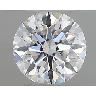 0.22 Carat Round D VVS1 EX GIA Natural Diamond