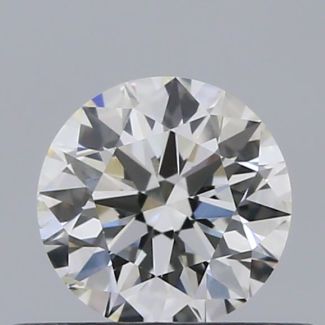 0.39 Carat Round H SI1 VG EX GIA Natural Diamond