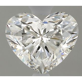 0.5 Carat Heart H VVS2 - EX VG GIA Natural Diamond