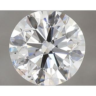 0.6 Carat Round G SI1 EX VG GIA Natural Diamond