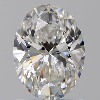 1.00 Carat Oval F VVS2 - VG GIA Natural Diamond