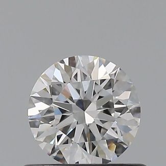 0.5 Carat Round F VS2 EX GIA Natural Diamond