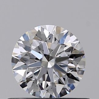 0.45 Carat Round D VS2 EX GIA Natural Diamond