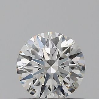 0.5 Carat Round F SI2 EX GIA Natural Diamond