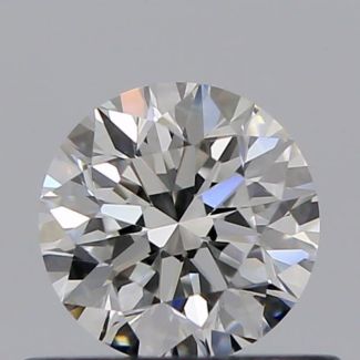 0.45 Carat Round F VS1 VG EX GIA Natural Diamond