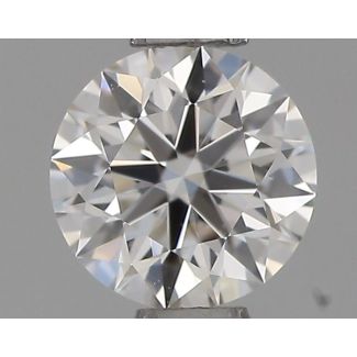 0.42 Carat Round H VS2 EX GIA Natural Diamond