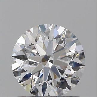 0.91 Carat Round D VS2 EX GIA Natural Diamond