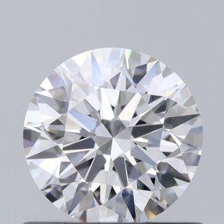 0.72 Carat Round D VVS2 EX GIA Natural Diamond