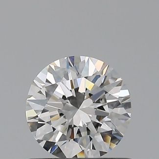 0.6 Carat Round F VVS1 EX GIA Natural Diamond