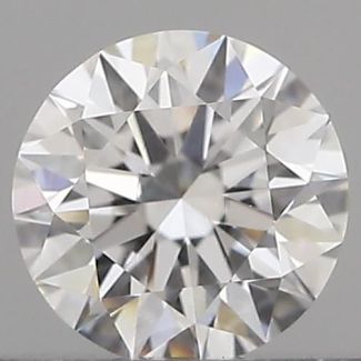 0.26 Carat Round D VVS1 EX GIA Natural Diamond