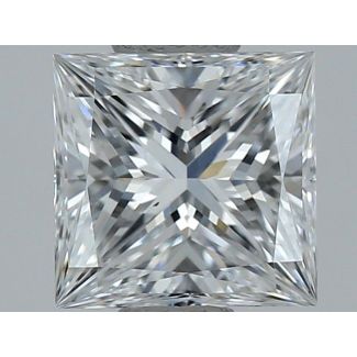 0.76 Carat Princess D VS1 - EX VG GIA Natural Diamond