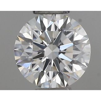 0.31 Carat Round H VVS2 EX IGI Natural Diamond