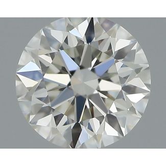 0.42 Carat Round G VVS1 EX IGI Natural Diamond