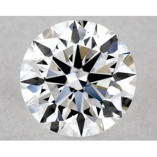 0.41 Carat Round E VS1 EX GIA Natural Diamond