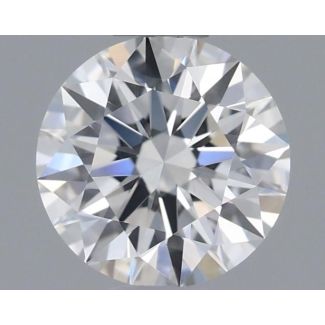 0.6 Carat Round F IF EX GIA Natural Diamond