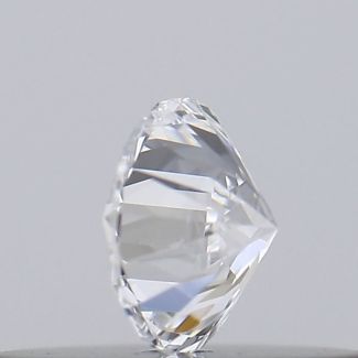 0.18 Carat Round D VVS2 EX GIA Natural Diamond