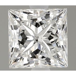 1.02 Carat Princess F SI1 - EX GIA Natural Diamond