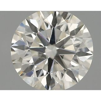 0.4 Carat Round G SI1 EX IGI Natural Diamond