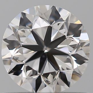 0.71 Carat Round D VS2 VG EX GIA Natural Diamond