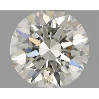 0.50 Carat Round H SI2 EX IGI Natural Diamond