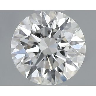 0.4 Carat Round H VS1 EX GIA Natural Diamond