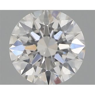 0.31 Carat Round F SI1 EX GIA Natural Diamond