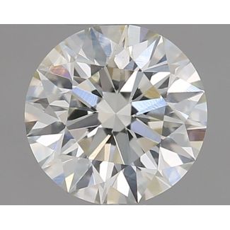 0.71 Carat Round I VS1 EX GIA Natural Diamond