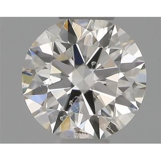 0.31 Carat Round G SI2 EX VG IGI Natural Diamond