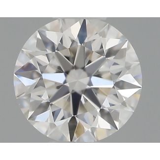 0.35 Carat Round F VS1 EX GIA Natural Diamond