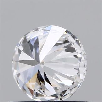 0.52 Carat Round D SI2 EX GIA Natural Diamond