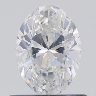 0.52 Carat Oval E SI1 - EX VG GIA Natural Diamond