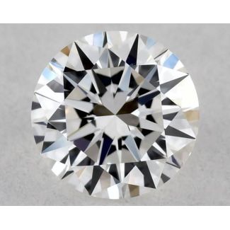 0.36 Carat Round F VVS1 EX GIA Natural Diamond