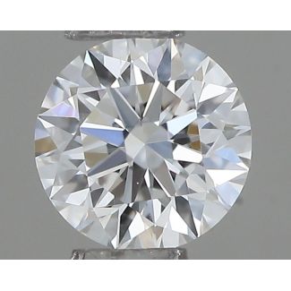 0.23 Carat Round E VVS1 EX GIA Natural Diamond