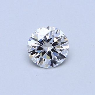 0.37 Carat Round D SI1 VG EX GIA Natural Diamond